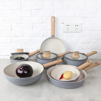 Grey Simplicity Pans Set of 7 Home at ASDA