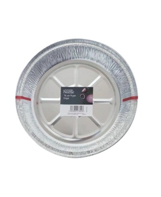 Silver Air Fryer Foil Trays Set of 16 Home at ASDA