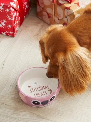 Disney Angel ‘Stitchmas Treats’ Christmas Pet Bowl Home at ASDA