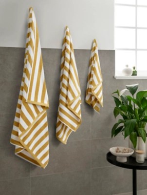 Yellow Striped Towel Range Home at ASDA
