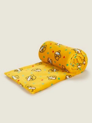 Children In Need Pudsey Yellow SuperSoft Throw Home at ASDA