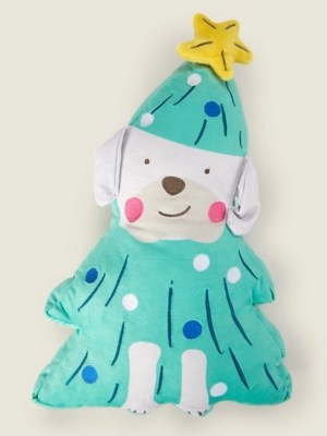 Christmas Tree Shaped Dog Cushion Home at ASDA