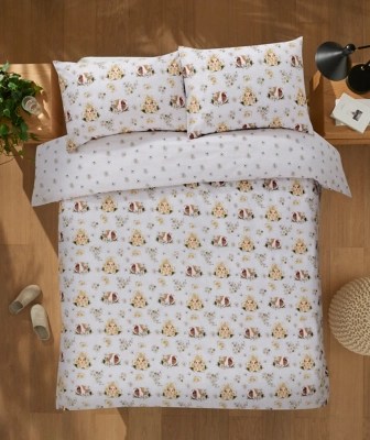 White Daisy Guinea Pig Reversible Duvet Set Home at ASDA