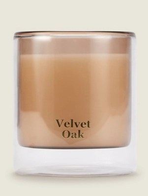 Natural Velvet Oak Large Luxury Candle Home at ASDA