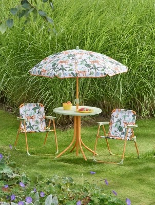Kids 4 Piece Patio Set Jungle Print Outdoor & Garden at ASDA
