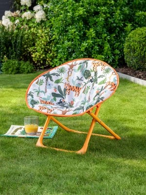 Kids Moon Chair Jungle Print Outdoor & Garden at ASDA