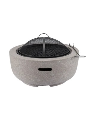Stone Effect Fire Pit Outdoor & Garden at ASDA