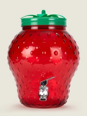 Red Strawberry Drinks Dispenser Home at ASDA