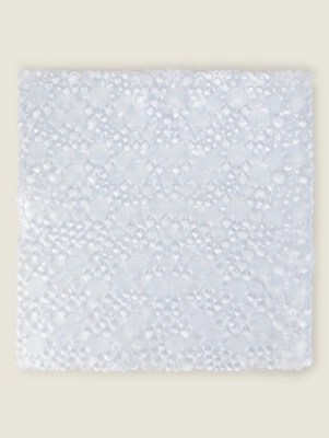 Clear Square PVC Bath Mat Home at ASDA