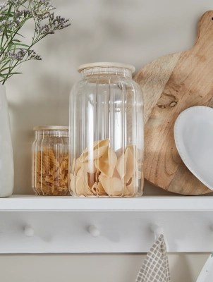 Stacey Solomon Clear Glass Canister Home at ASDA