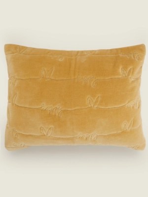 Embroidered Bunny Ears Cushion Home at ASDA