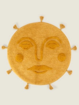 Yellow SunShaped Bath Mat Home at ASDA
