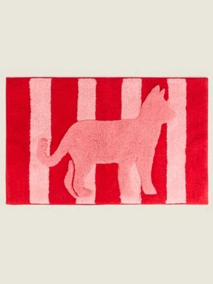 Pink Cat Bath Mat Home at ASDA
