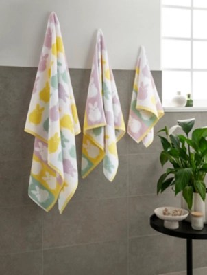 Rainbow Bunny Towel Range Home at ASDA