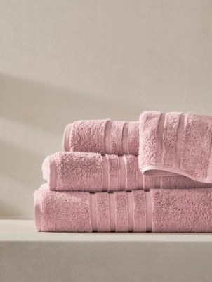Pink Ultra Plush Antimicrobial Towel Range Home at ASDA