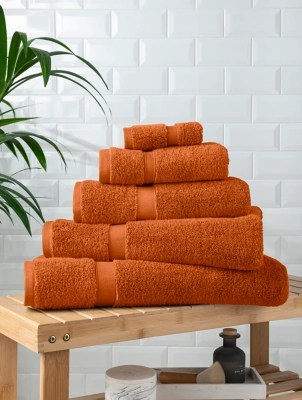 Burnt Orange SuperSoft Cotton Towel Range Home at ASDA