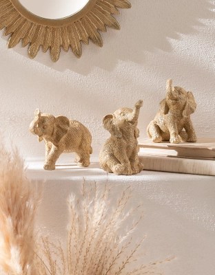 3 Pack Elephant Ornaments Outdoor & Garden at ASDA