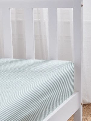 Stacey Solomon Green Striped Fitted Sheet Home at ASDA