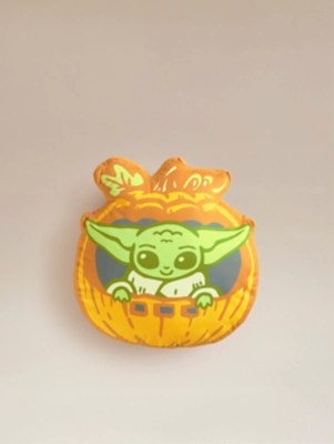Star Wars Yoda Halloween 3D Pumpkin Cushion Home at ASDA