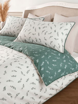 Stacey Solomon Eucalyptus Brushed Cotton Duvet Set Home at ASDA
