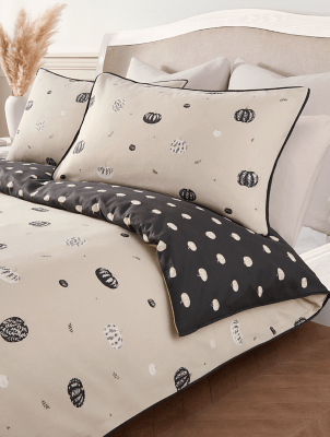 Stacey Solomon Natural Pumpkin Cotton Reversible Single Duvet Set