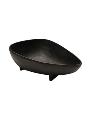 Hestia Decorative Triangular Bowl Black Home at ASDA