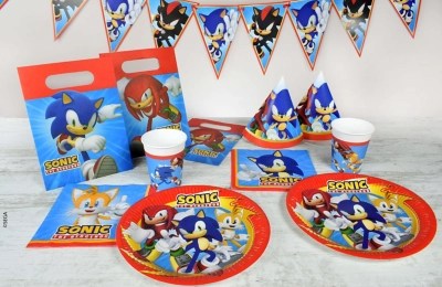 Sonic the Hedgehog Party Pack for 16 Toys & Character at ASDA