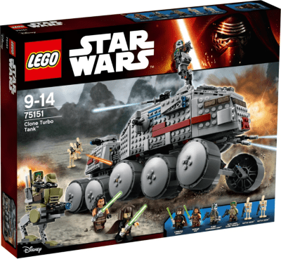 LEGO Star Wars Clone Turbo Tank 75151 Kids at ASDA