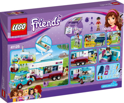 LEGO Friends Heartlake Horse Vet Trailer 41125 Kids at ASDA