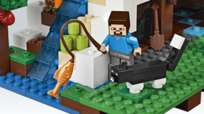 LEGO Minecraft The Waterfall Base 21134 Kids at ASDA