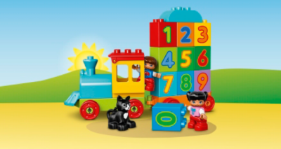 LEGO DUPLO Number Train 10847 Kids at ASDA