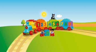 LEGO DUPLO Number Train 10847 Kids at ASDA