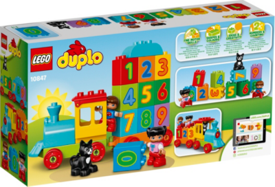 LEGO DUPLO Number Train 10847 Kids at ASDA