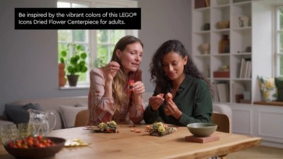 LEGO Icons Dried Flower Centrepiece Décor Set 10314 Toys & Character