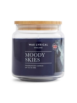 Medium Wax Lyrical Candle Moody Skies Home at ASDA