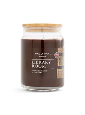 Large Wax Lyrical Candle Library Room Home at ASDA