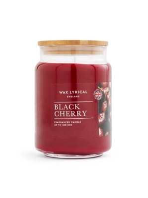 Large Wax Lyrical Candle Black Cherry Home at ASDA