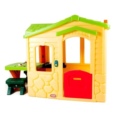 Little Tikes Picnic on the Patio Playhouse Natural Kids at ASDA