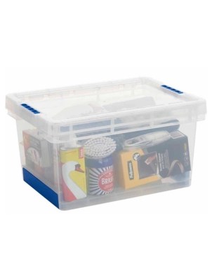30L Heavy Duty Evolution Box with Lid Twin Pack Home at ASDA