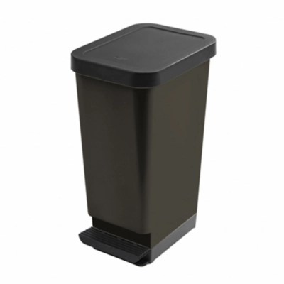 Moda 45L Pedal Bin Black Home at ASDA