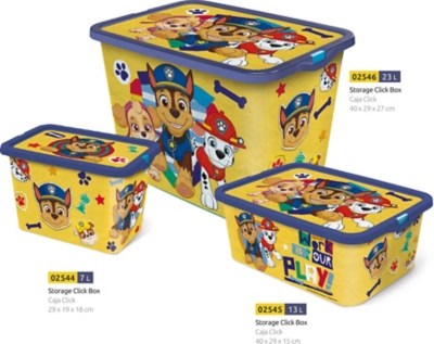 PAW Patrol Storage Boxes Home at ASDA