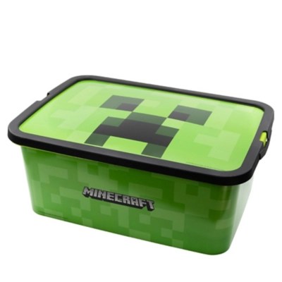 Minecraft Plastic Storage Box 13L Home at ASDA