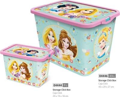 Disney Princess Storage Boxes Home at ASDA