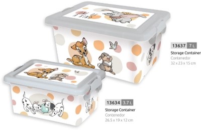 Disney Bambi and 101 Dalmations Storage Boxes Home at ASDA