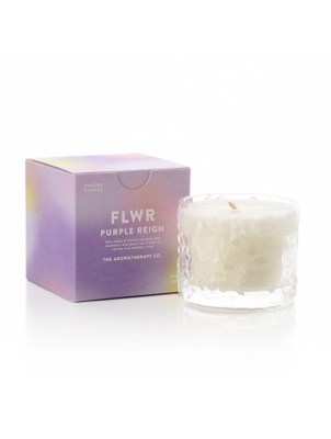 The Aromatherapy Co FLWR Candle Purple Reign Home at ASDA
