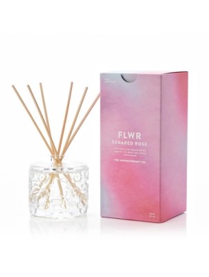 The Aromatherapy Co FLWR Diffuser Sugared Rose Home at ASDA
