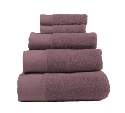 Home Cotton Towel Range Mauve Towels & Bath Mats ASDA direct