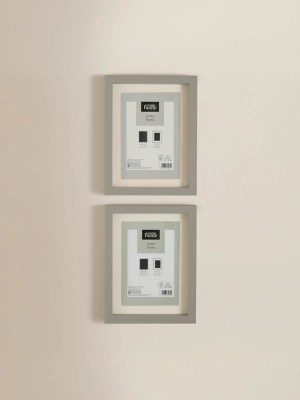 Grey Boxed Photo Frames 7x5inch 3 Pack at ASDA