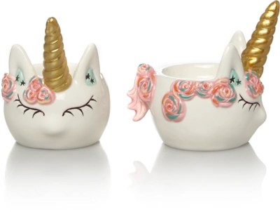 Unicorn Head Tealight Holders 2pack
