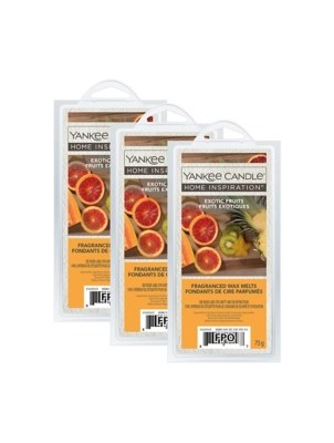 Yankee Candle Home Inspiration Wax Melt Exotic Fruits 3 Pack